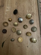 Vintage Lot Of Buttons Ww2