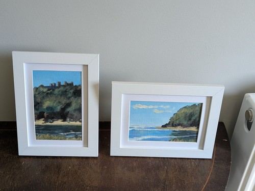 Pair oil painting - , welsh