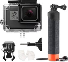 FitStill Underwater Waterproof Protective Case for Go Pro Hero 2018/7/6/5 Black