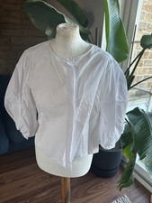 Zara.... White 3/4 Puff Round