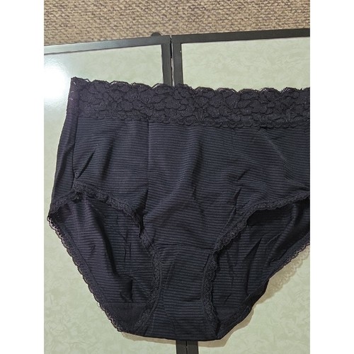 Vanity fair black ribbed lace - fair,