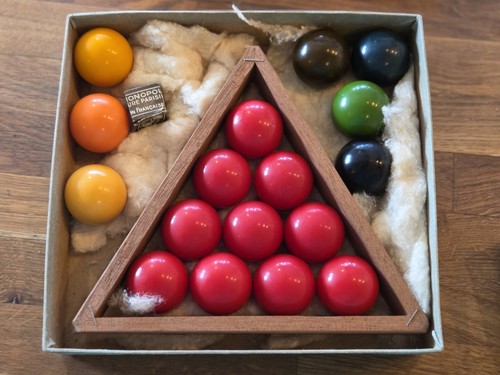 Vintage snooker ball set - vintage,