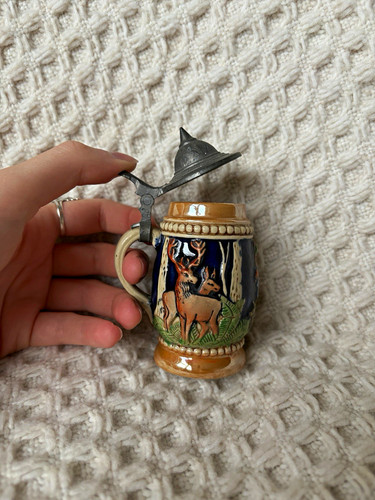 Vintage miniature deer - vintage, stag