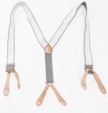 British army surplus grey uniform braces