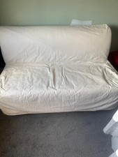Ikea Cream Cover For Lycksele sofa bed COVER Only