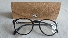 Kylie Minogue brown tort glasses frames. Chocolate. With case.
