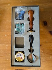 Attractive Wax Letter Seal Stamp Kit Envelopes Classy Sealing Pourable Tool