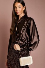 Coast Ivory Clutch Womens Bridal Bags & Purses