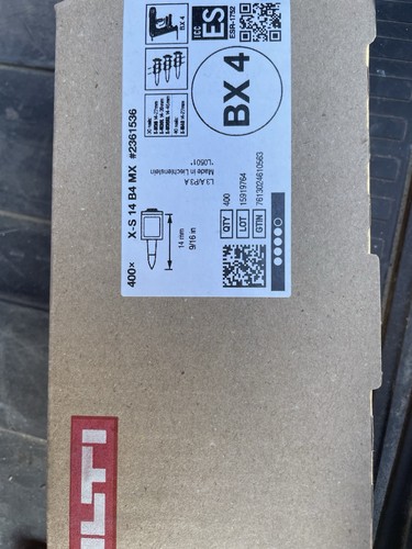 Hilti bx4 nails - hilti, 400