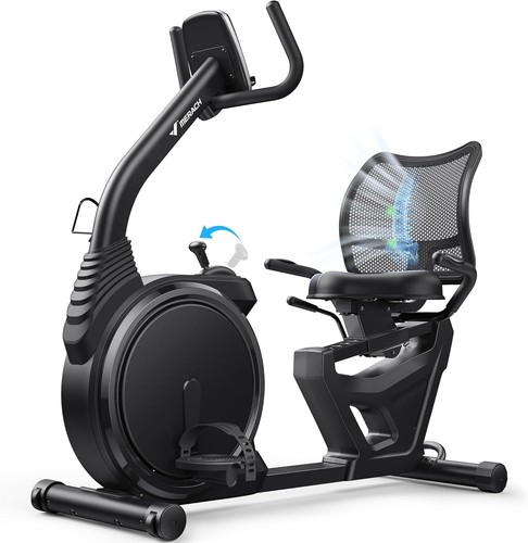 Recumbent exercise bike - exercise,