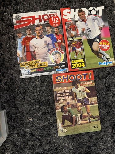 Vintage shoot football annuals - vintage,