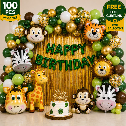Jungle safari balloon - balloon, arch