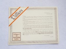 VILLIERS A COPY OF AN
