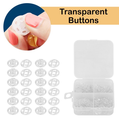 150x plastic sew - sew-on, snap