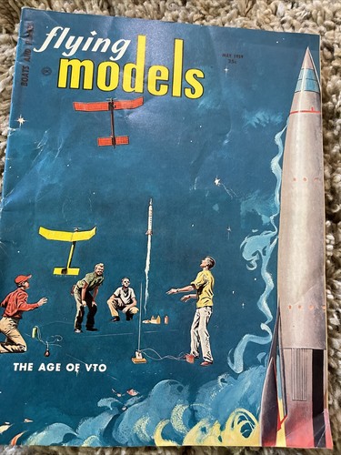 Vtg magazine flying models - vtg,