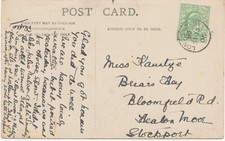 GB VILLAGE POSTMARKS 1905