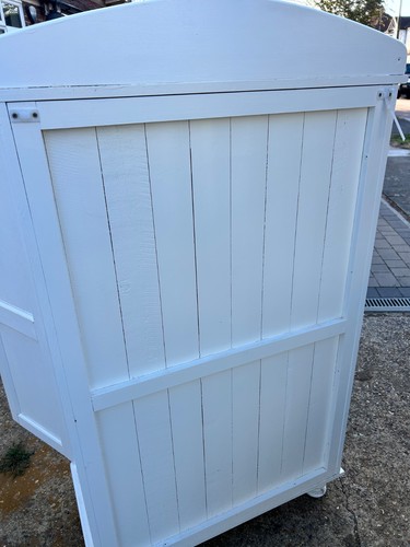 White nursery wardrobe with