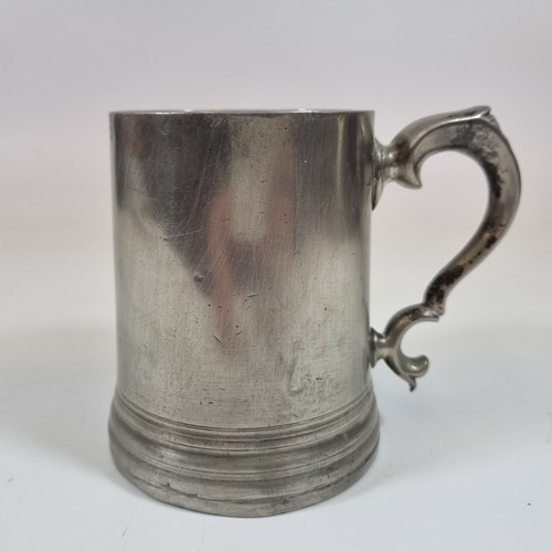 Antique 19thc pewter - antique, pint