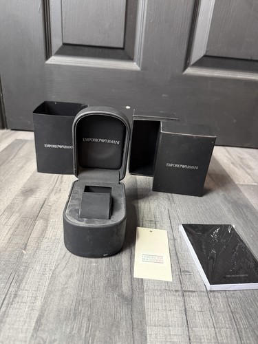 Emporio armani men watch box - armani,