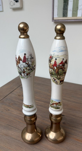 Pair ceramic beer - pair, of