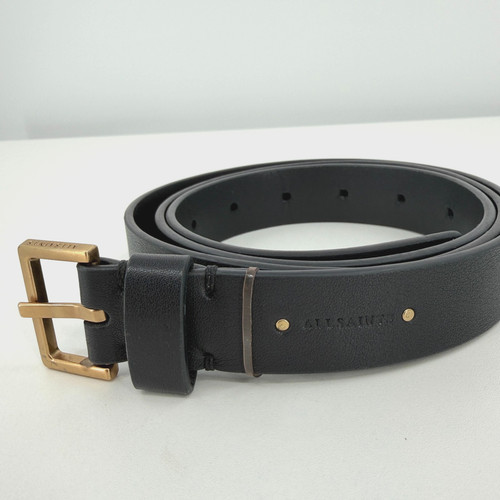 Allsaints black leather - leather, belt