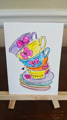 Aceo original mini - aceo, card