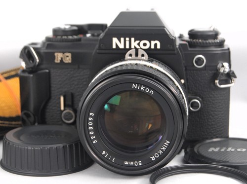 Nikon black 35mm film slr - black,