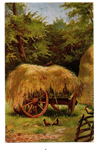 Rural farming the hay - farming.,