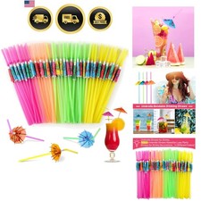 50pc Umbrella Straws for