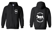 Horse and Cart Horse Personalised Hoodie, Equestrian Hoodie, Riding Hoody  (H13)