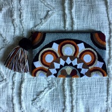 Wayuu colombian mochila clutch - colombian,