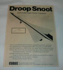 1970 CORGI plane ad ~ DROOP