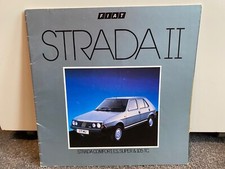 Fiat Strada II Brochure incl
