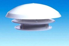 WHITE ROUND MUSHROOM ROOF VENT