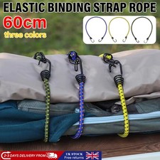 3-12PC Bungee Cord With Hooks Elastic Luggage Straps Rope Roof Rack Car Van Bike
