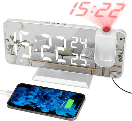 Projection alarm clock with - projection,