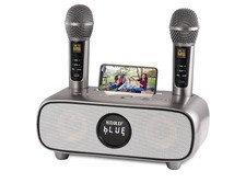 Karaoke Machine for Adults and Kids,Bluetooth PA System with 2 Wireless Karaoke