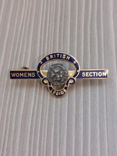 British Legion Women's Section Enamel Badge JR Gaunt London 551126