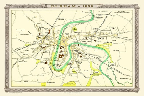 Jigsaw map durham - durham, the