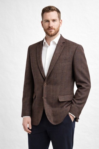 Broadstone bros brown check - bros,