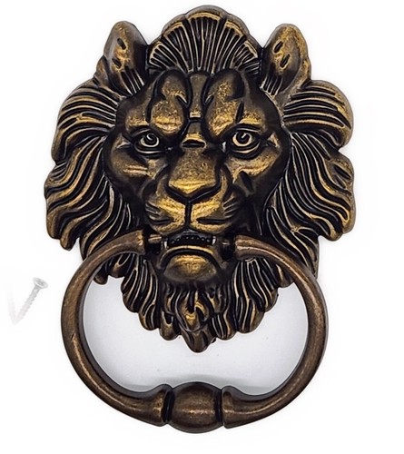 Lion head knocker - lion,