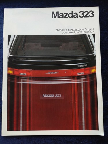 Mazda 323 glx gt brochure - 323,