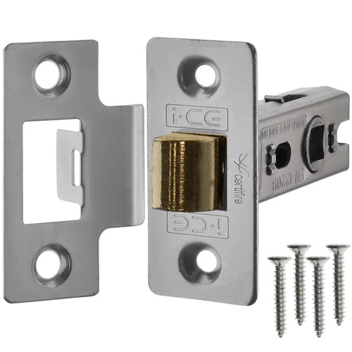 Chrome tubular door latch - chrome,