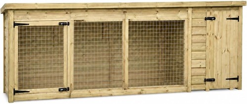 10x4 wooden dog kennel - dog, with