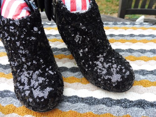 Irregular choice black - , sequin