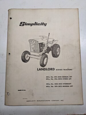 Simplicity operator manual - operator,