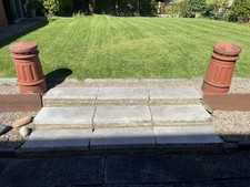 Ribbed Chimney Pots In