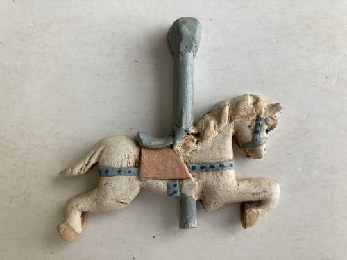 Mini wooden carousel horse - mini,