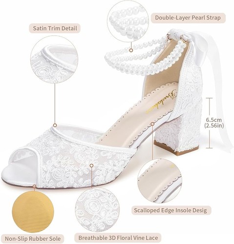 Women peep toe wedding - peep,