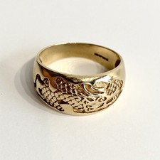 Chinese Dragon 9ct Gold Ring